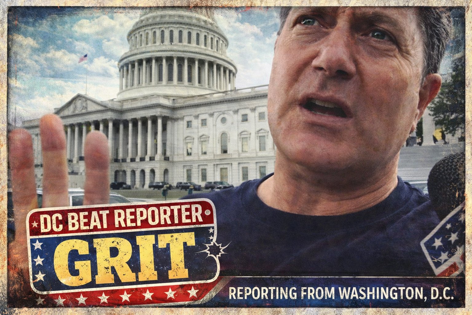 George Webb reporting at the United States Capitol
